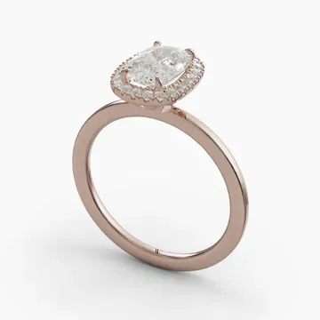 Elite Noctil Elongated Cushion 14KR Ring - Loading